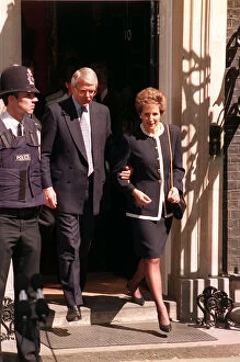Images Dated 2nd May 1997: Last day at 10 Downing Steet for John Major MP 2 / 5 / 97 and wife Norma