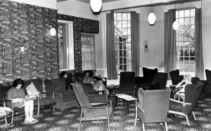 The day room at Whitchurch Hospital, Cardiff. 22nd April 1970 The day room at Whitchurch Hospital, Cardiff. 22nd April 1970