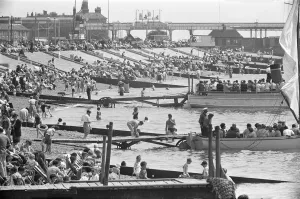 Day-trippers from London's East End flood down to the sea front Day-trippers from London's East End flood down to the sea front