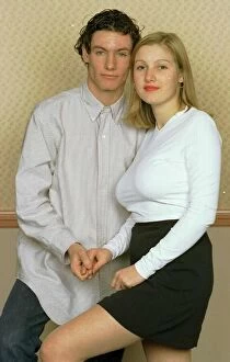 Images Dated 3rd January 1996: Dean Gaffney Eastenders actor and Sarah Burge Ex partners. She is now pregnant by him