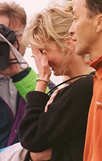 Debi Watts the wife of golfer Brian Watts in tears as her husband loses the play off in Debi Watts the wife of golfer Brian Watts in tears as her husband loses the play off in