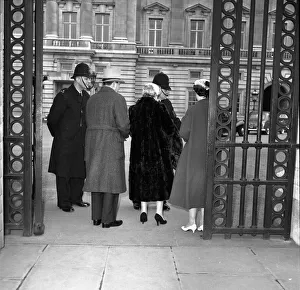 The Last Debs. Debs and family members seen here having their invitaions check by The Last Debs. Debs and family members seen here having their invitaions check by