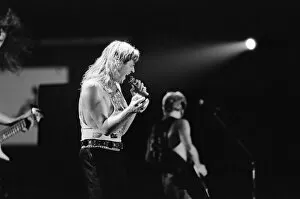 Images Dated 11th September 1987: Def Leppard, the first headlining act at play at The Forum