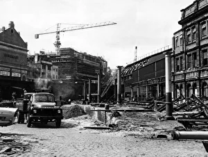 Demolition of New Street Station. Birmingham, West Midlands. 5th May 1964 Demolition of New Street Station. Birmingham, West Midlands. 5th May 1964