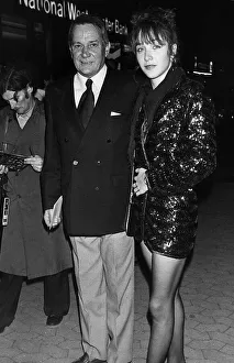 Denholm Elliott Actor with his daughter Jennifer April 1983 Denholm Elliott Actor with his daughter Jennifer April 1983