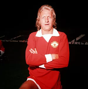 Images Dated 27th July 1972: Denis Law footballer Manchester Utd United FC arms crossed