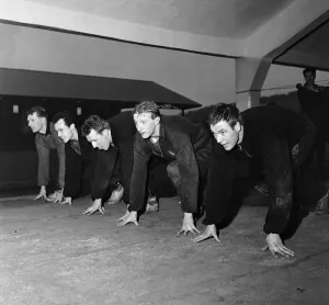 Denis Law training with his Huddersfield teammates before their upcoming FA Cup tie Denis Law training with his Huddersfield teammates before their upcoming FA Cup tie