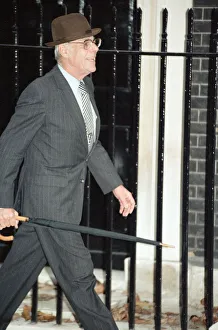 Denis Thatcher at 10 Downing Street amid the Conservative Party leadership battle Denis Thatcher at 10 Downing Street amid the Conservative Party leadership battle