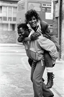 Mirror/1300to1399 01386/denise pop group star london 6th august 1986 Mirror/1300to1399 01386/denise pop group star london 6th august 1986