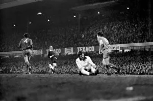Images Dated 12th January 1975: Derby County (2) v. Liverpool (0). January 1975 75-00216-010