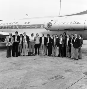 Derby County football club leave Heathrow Airport for a two week holiday in the south of Derby County football club leave Heathrow Airport for a two week holiday in the south of
