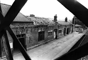 Images Dated 10th July 1977: The derelict and vandalised Blaydon Railway Station on 10th July 1977