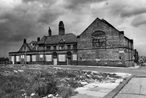 Images Dated 16th June 1974: The derelict vandalised Snow Street Baths. June 1974
