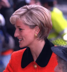 Diana, Princess of Wales arrives in London for an event titled " Diana, Princess of Wales arrives in London for an event titled "