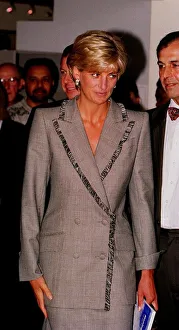 Diana, Princess of Wales, arrives at St. Mary's Hospital in Paddington Diana, Princess of Wales, arrives at St. Mary's Hospital in Paddington
