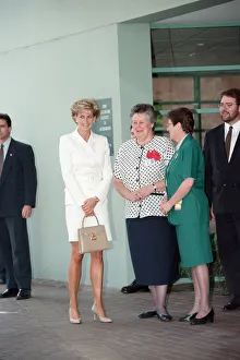 Diana, Princess of Wales arrives at the The Sacred Heart Hospice in Sydney, Australia Diana, Princess of Wales arrives at the The Sacred Heart Hospice in Sydney, Australia