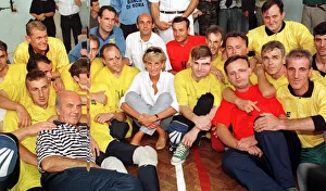 Diana, Princess of Wales makes a three day visit to Bosnia - Herzegovina as part of her Diana, Princess of Wales makes a three day visit to Bosnia - Herzegovina as part of her