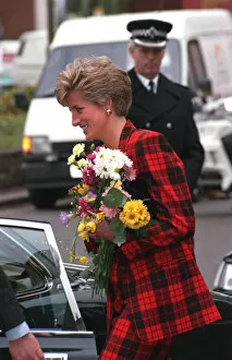 Images Dated 2nd May 1991: Diana, Princess of Wales, St Thomas Hospital, London, 2nd May 1991