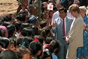 DIANA, PRINCESS OF WALES DURING VISIT TO NEPAL 1993 DIANA, PRINCESS OF WALES DURING VISIT TO NEPAL 1993