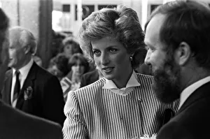 Diana, Princess of Wales visits Wythenshawe, Greater Manchester. 27th August 1985 Diana, Princess of Wales visits Wythenshawe, Greater Manchester. 27th August 1985