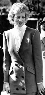 Diana, Princess of Wales during a walkabout in Rugby. 23rd March 1988 Diana, Princess of Wales during a walkabout in Rugby. 23rd March 1988