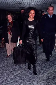 Diana Ross Singer/Actress April 98 Arriving at Heathrow from New York Diana Ross Singer/Actress April 98 Arriving at Heathrow from New York