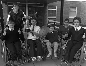 Disabled youngsters from Ormesby Comprehensive School have done their bit to bring a Disabled youngsters from Ormesby Comprehensive School have done their bit to bring a