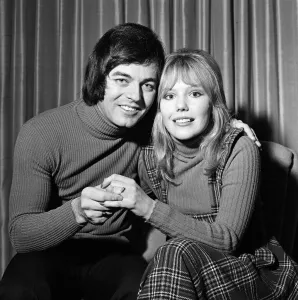 Disc jockey Tony Blackburn is pictured at his flat in regents Park with his new fiancee Disc jockey Tony Blackburn is pictured at his flat in regents Park with his new fiancee