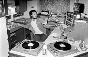 Disc. Jocky: Kenny Everett seen here in his home studio. February 1978 Disc. Jocky: Kenny Everett seen here in his home studio. February 1978