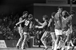 Division 1 football. Birmingham City 1 v. Aston Villa 2. October 1980 LF04-45-037 Division 1 football. Birmingham City 1 v. Aston Villa 2. October 1980 LF04-45-037
