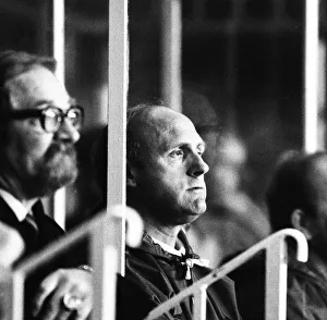 Don Howe watching Arsenal away at Watford before coming Arsenal manager Don Howe watching Arsenal away at Watford before coming Arsenal manager