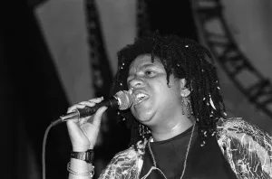 Donette Forte performing at WOMAD festival at Rivermead in Reading, Berkshire Donette Forte performing at WOMAD festival at Rivermead in Reading, Berkshire