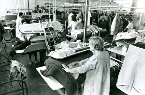 Dry cleaning is an important part of the Luxdon laundry in March 1984 Dry cleaning is an important part of the Luxdon laundry in March 1984