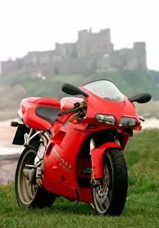 Images Dated 1st June 1997: Ducati 748 Red motorbike