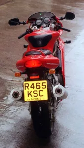 DUCATI 900ss January 1999 Rear view motorcycle motorbike DUCATI 900ss January 1999 Rear view motorcycle motorbike