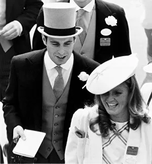 Images Dated 20th June 1985: Duchess of York with Prince Andrew June 1985