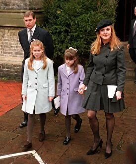 Images Dated 15th December 1998: Duchess of York Sarah Ferguson December 1998 the with Duck of York