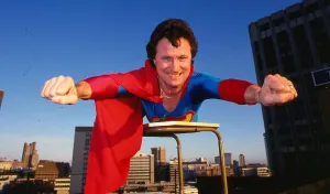 Duggie Small comedian December 1986 as Superman A©mirrorpix Duggie Small comedian December 1986 as Superman A©mirrorpix