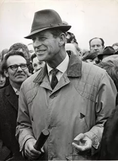 Images Dated 23rd April 1972: The Duke Of Edinburgh at the Chester Horse Show. April 1972