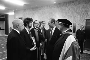 The Duke of Edinburgh meets Piers Corbyn. The Queen The Duke of Edinburgh meets Piers Corbyn. The Queen