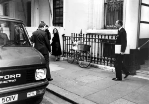 The Duke of Edinburgh. Prince Philip Connaught rooms after a lunch. December 1981 The Duke of Edinburgh. Prince Philip Connaught rooms after a lunch. December 1981