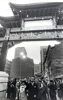 The Duke of Edinburgh. Prince Philip opening the oriental area of Manchester' The Duke of Edinburgh. Prince Philip opening the oriental area of Manchester'
