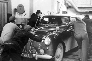 The Duke of Edinburgh. Prince Phillip's Aston Martin Lagonda breaks down in Germany The Duke of Edinburgh. Prince Phillip's Aston Martin Lagonda breaks down in Germany