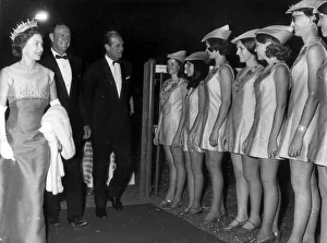 THE DUKE OF EDINBURGH. QUEEN ELIZABETH II, AND PRINCE PHILIP ARRIVE AT RECEPTION DURING THE DUKE OF EDINBURGH. QUEEN ELIZABETH II, AND PRINCE PHILIP ARRIVE AT RECEPTION DURING