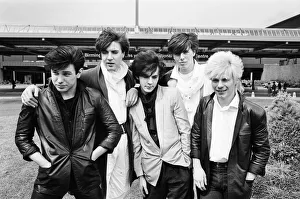 Duran Duran, music group, pictured outside the NEC, Birmingham, 7th May 1981 Duran Duran, music group, pictured outside the NEC, Birmingham, 7th May 1981