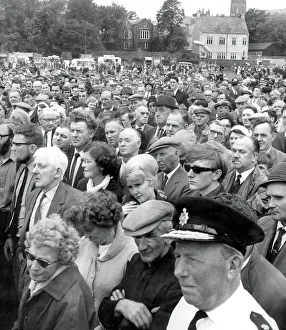 Durham Miners Gala - The crowd listen to the speeches Durham Miners Gala - The crowd listen to the speeches