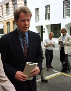 Earl Spencer seen leaving Supreme Court. December 1997 Earl Spencer seen leaving Supreme Court. December 1997