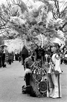 The Easter parade, Battersea Park. Totally blind in one eye The Easter parade, Battersea Park. Totally blind in one eye