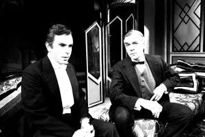 Edward Hardwicke and Paul Schofield at the Theatre Royal Edward Hardwicke and Paul Schofield at the Theatre Royal