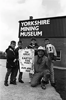 Eggscavators... Children at the Yorkshire Mining Museum, Overton Eggscavators... Children at the Yorkshire Mining Museum, Overton